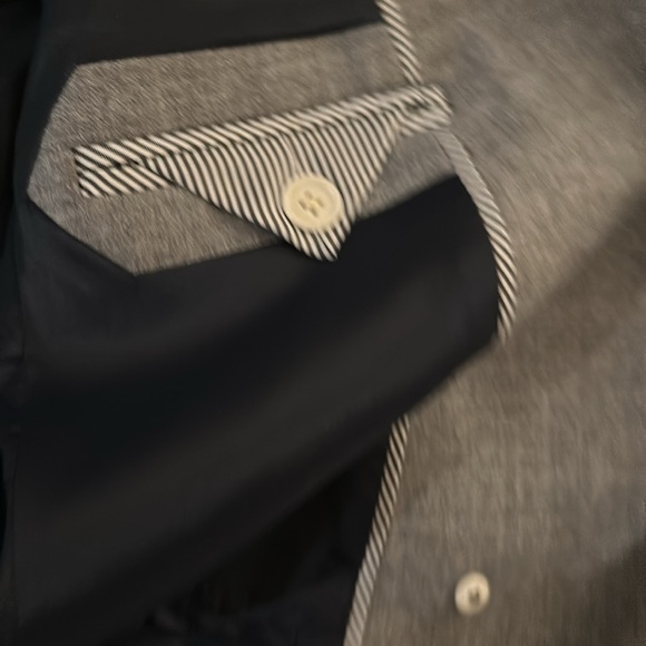 J. Crew (NWT) Collection relaxed double-breasted blazer in wool gray size 0 - Picture 10 of 12